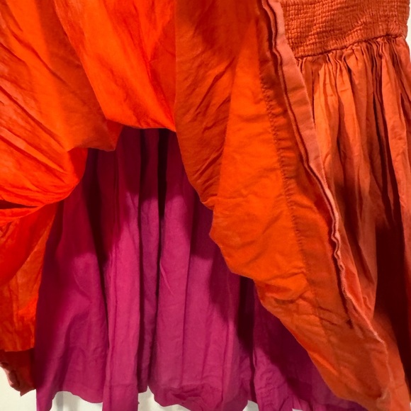 Gap skirt reversible pink and orange mini skirt size M N1.2 - Picture 3 of 11